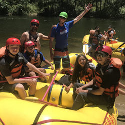 SOS Youth on a rafting trip